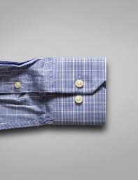 Hardy Amies HA388SF - Navy Check ( Online Only )