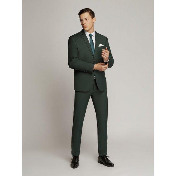 Scuzzatti Bottle Green Suit Fine Twill Plain Suit