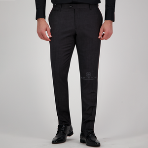 Savile Row Trouser JESSE CHARCOAL C1