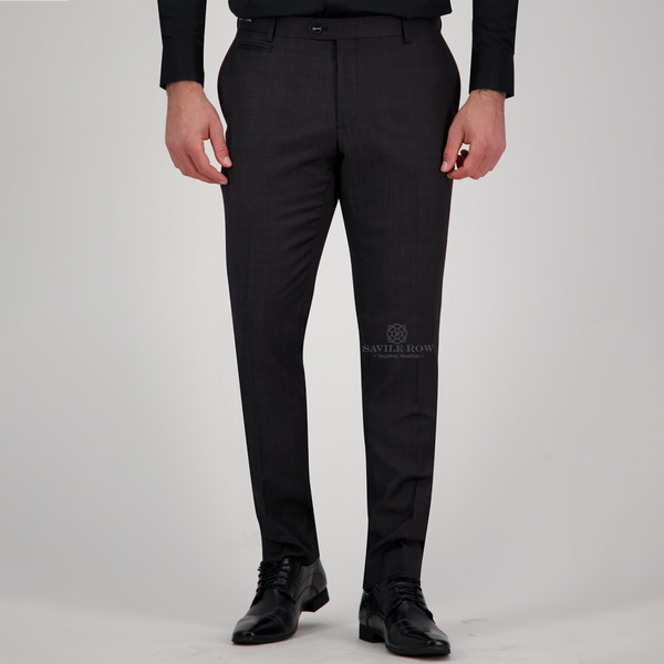 Savile Row Trouser JESSE CHARCOAL C1