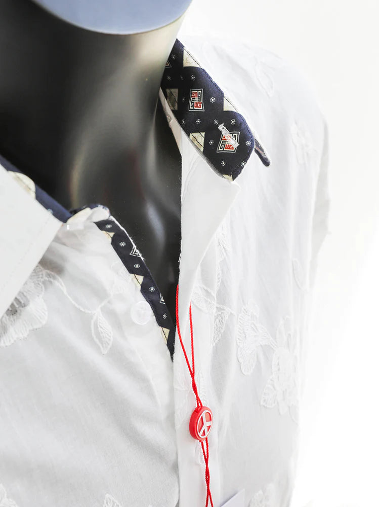 PEMPERDON Long Sleeve Shirt White - JLW1024