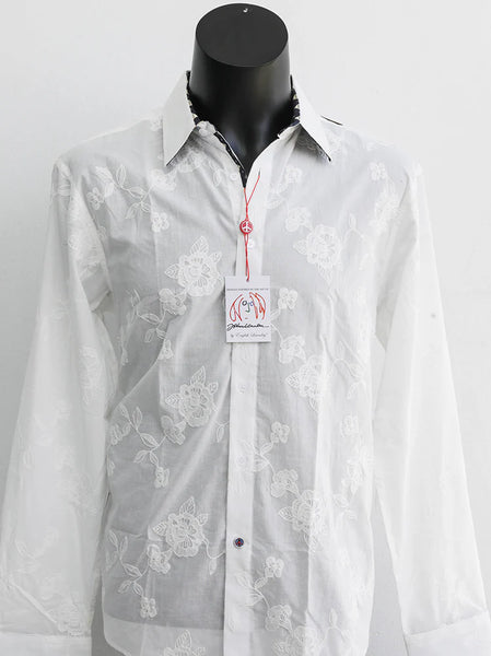 PEMPERDON Long Sleeve Shirt White - JLW1024