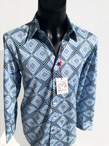 SUTTON Long Sleeve Shirt Blue JLW9000