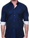 Maceoo Shirt - Royal Blue Paisley