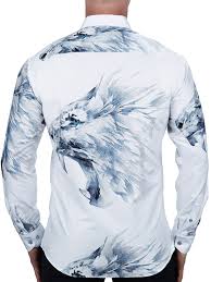 Maceoo Shirt - Lion Ferce White