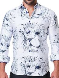 Maceoo Shirt - Lion White