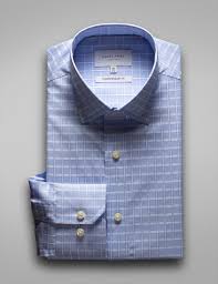 Hardy Amies HA390S Wide Blue Check ( Online Only )